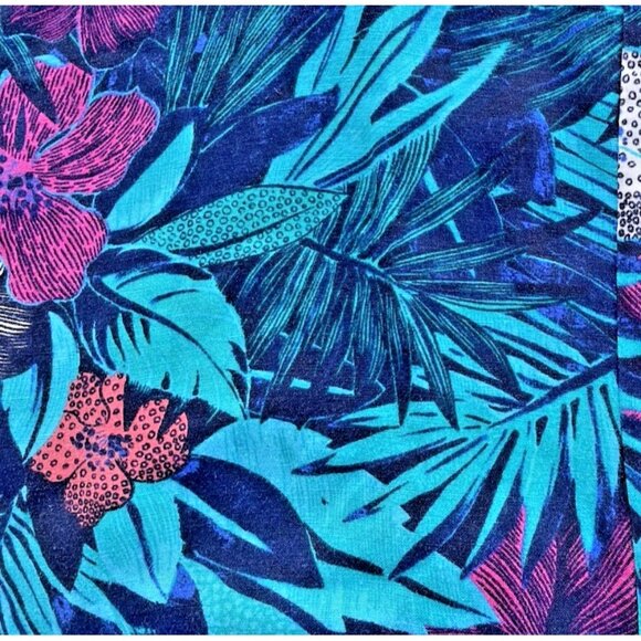 LOFT Petites Women's Dress Size Small Flowers 60% Linen Tropical Summer Pockets - Picture 11 of 15